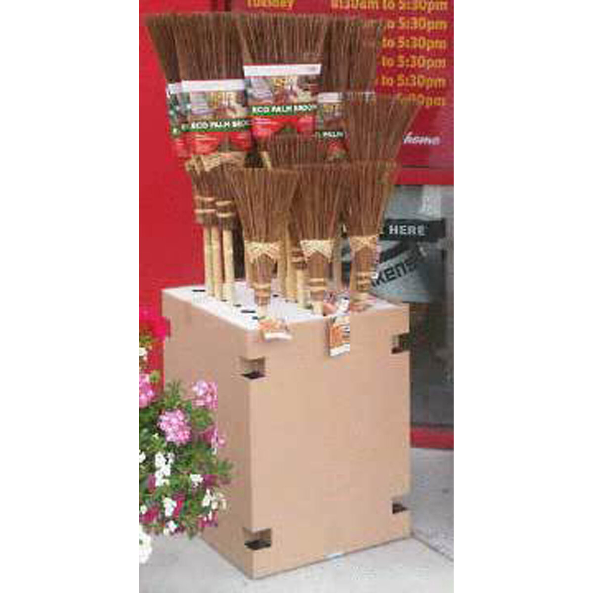 Asstd. Broom Display - 36 Pieces W/Displayer