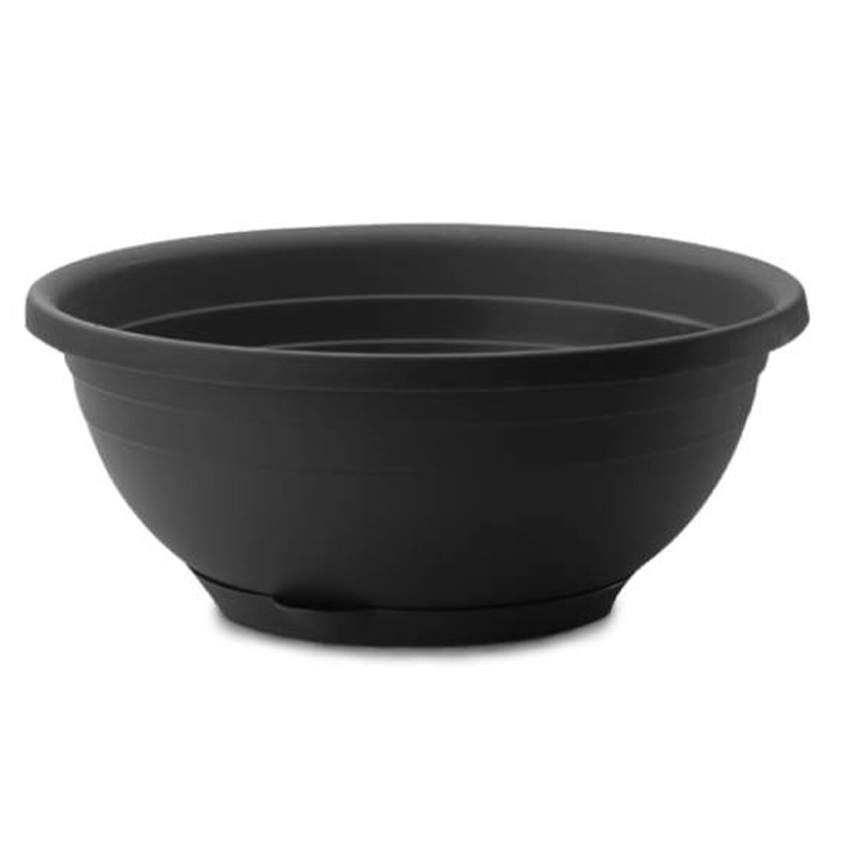Emma 14'' Bowl-Hanging Planter Black