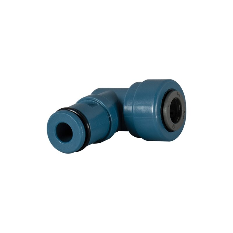 Merlin / Evol Product Fitting-Blue 3/8 Merlin / Evol Product Fitting-Blue 3/8" Elbow
