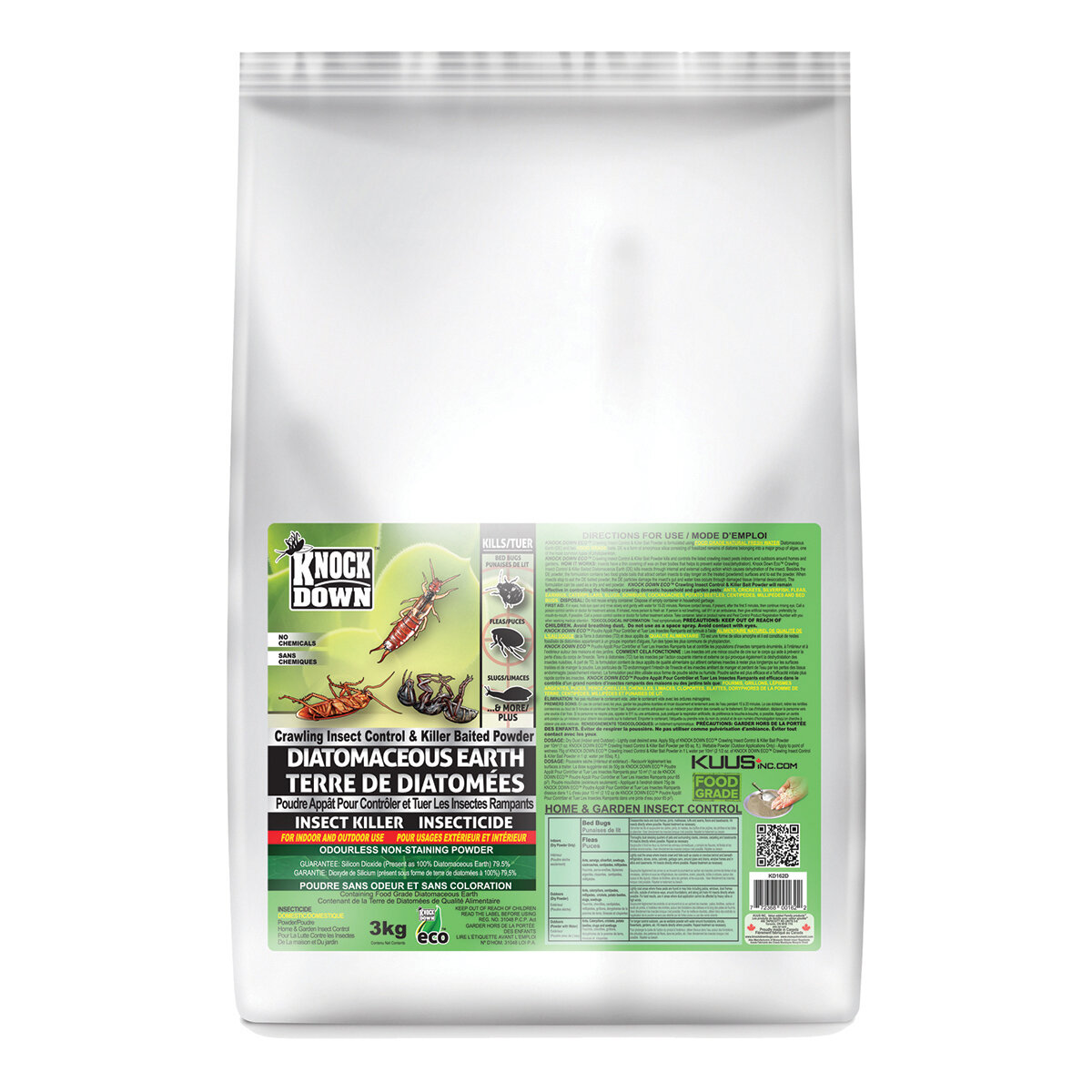 Prem Food Grade & Baited Diatomaceous Earth 3Kg