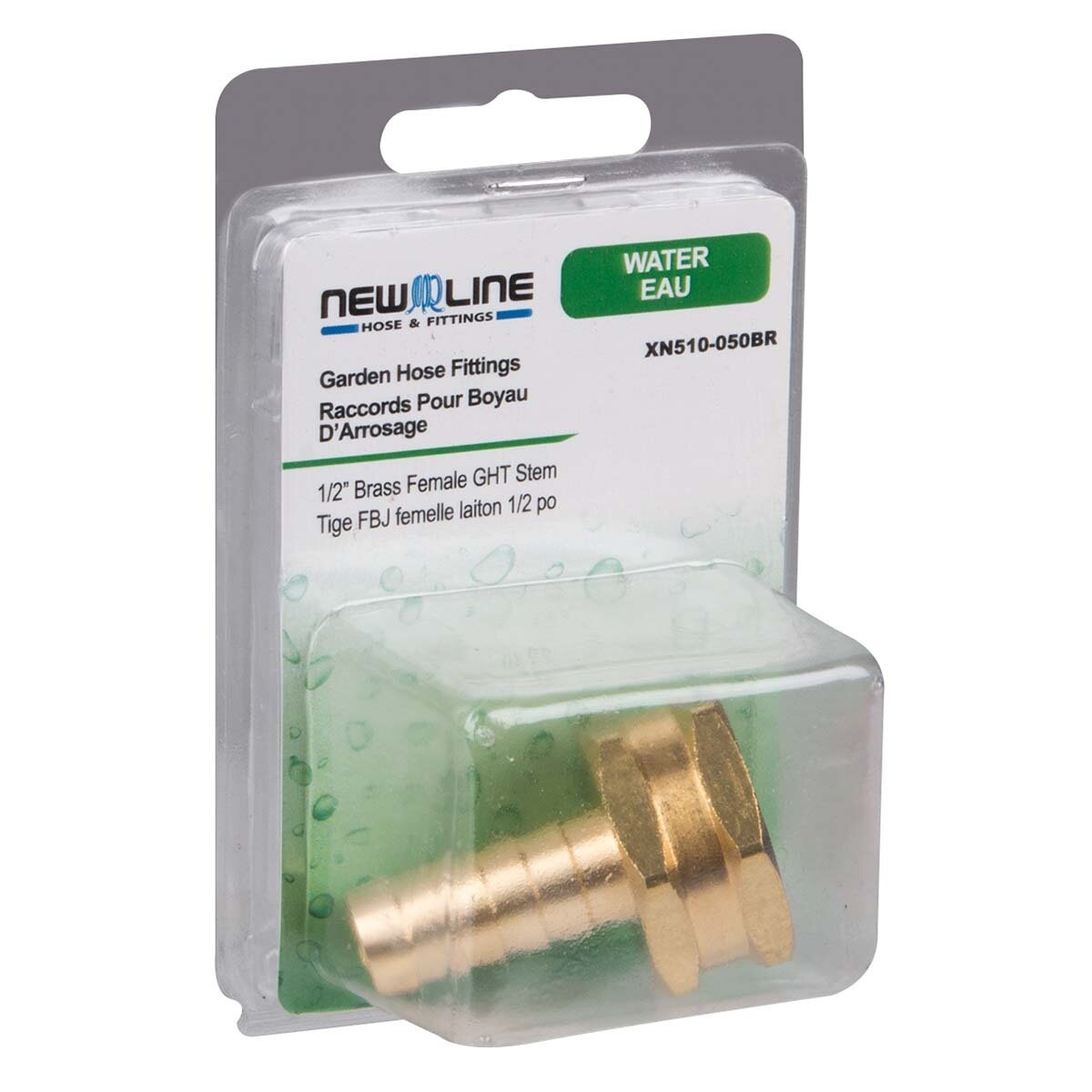 Express Pack Brass 5/8 Female Ght Stem