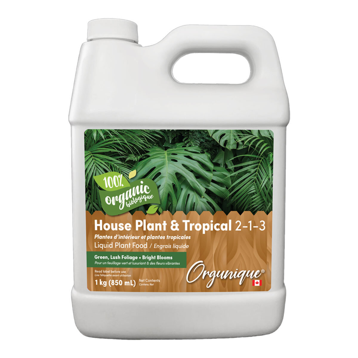 Orgunique House Plant & Tropical 2-1-3  1Kg