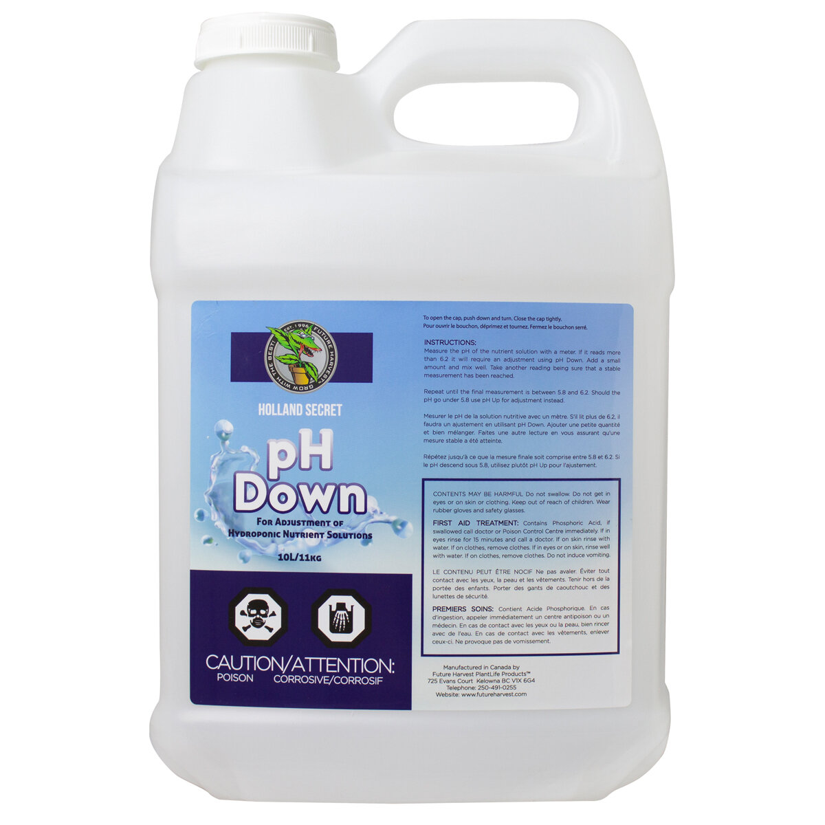 Ph Down 10 Liter / 2.5 Gallon