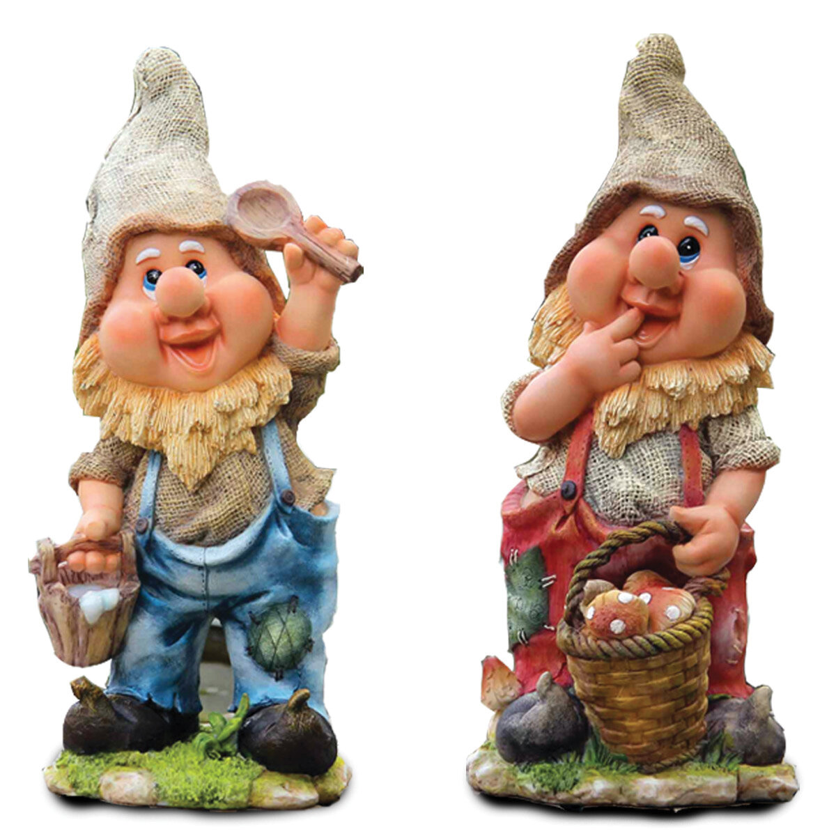 Gnomes Working 20x17x48cm