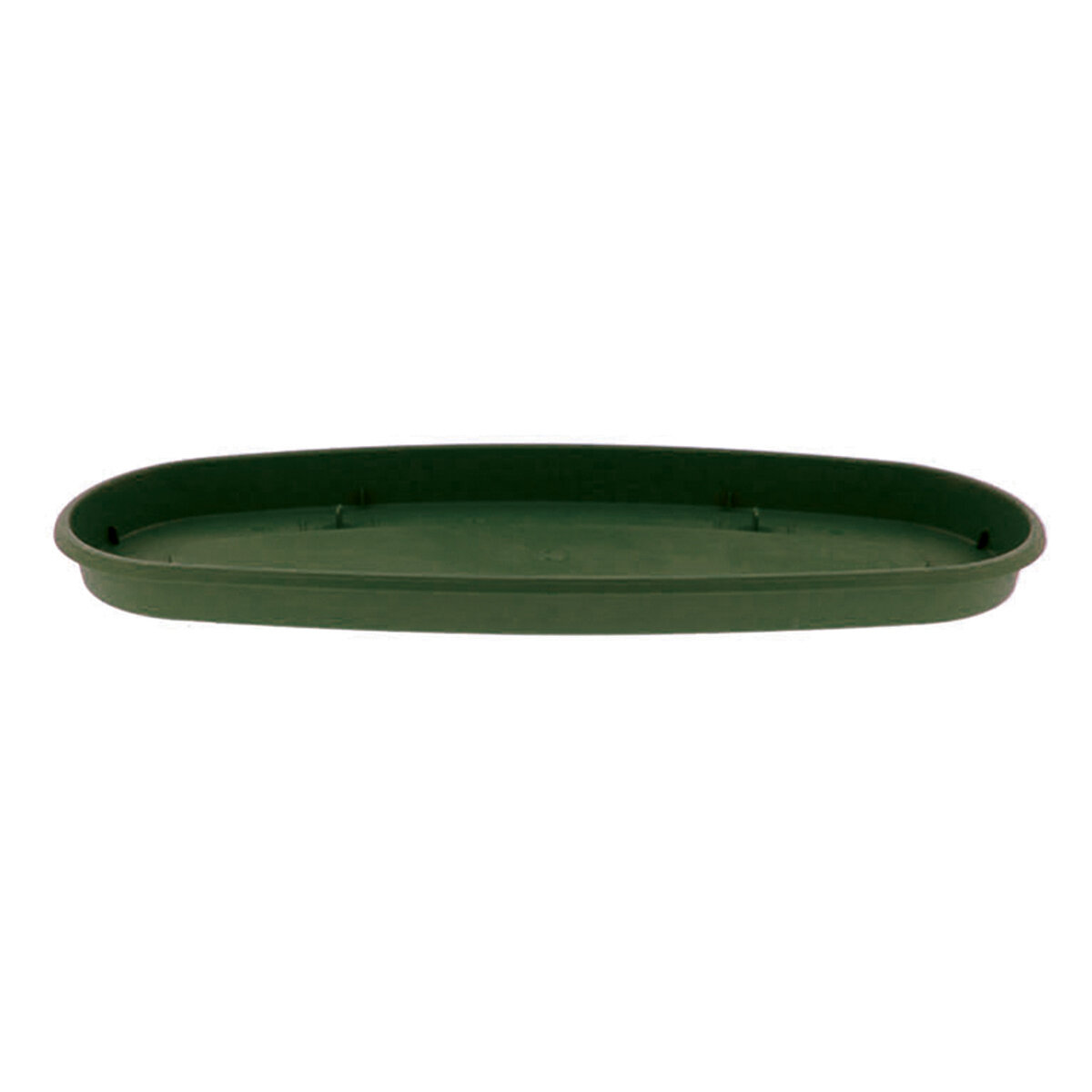 20" Panterra Oval Saucer Green
