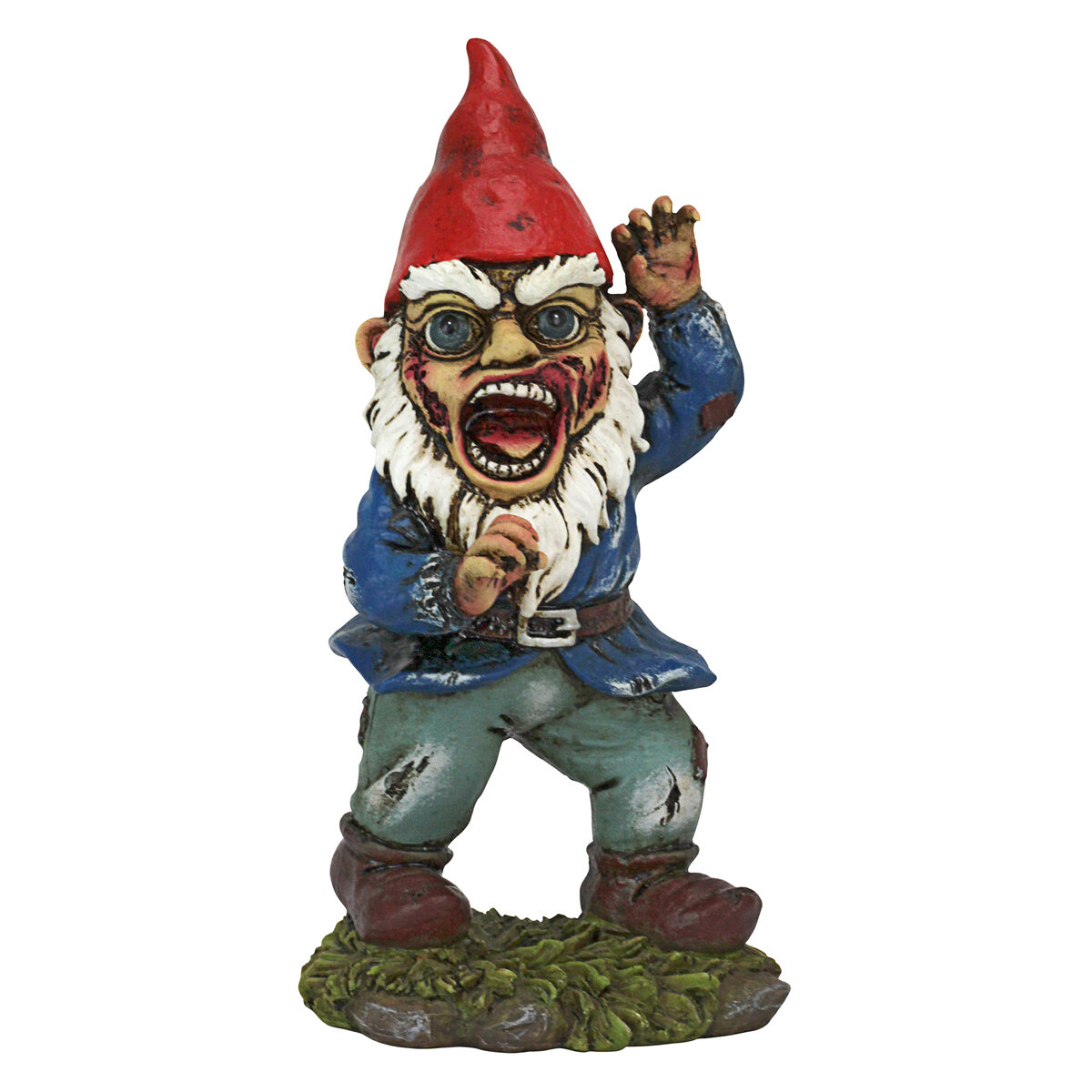 Attack Of The Dead Zombie Gnome Statue