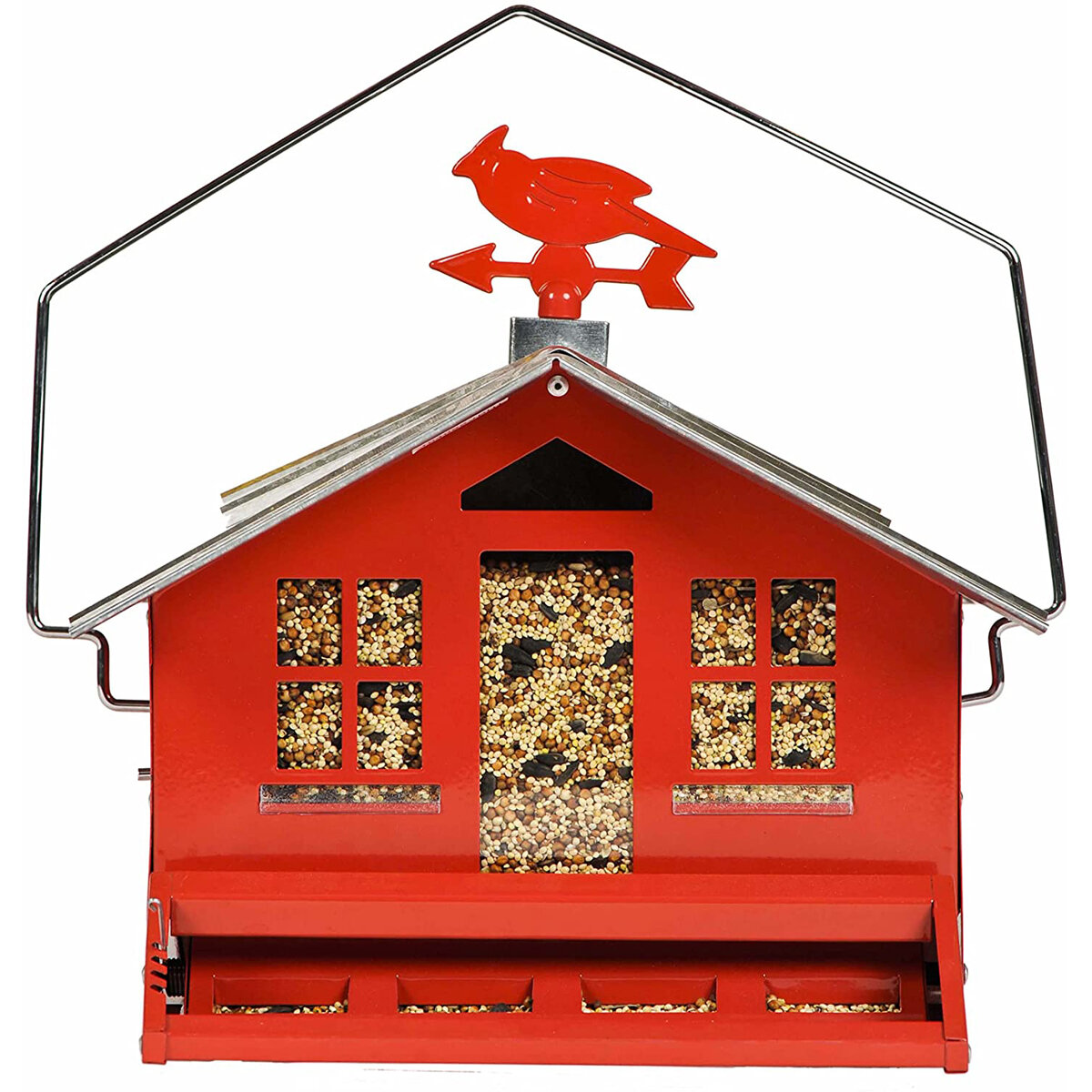 Squirrel Be Gone Ii-Cntry Style Feeder Red 12Lb