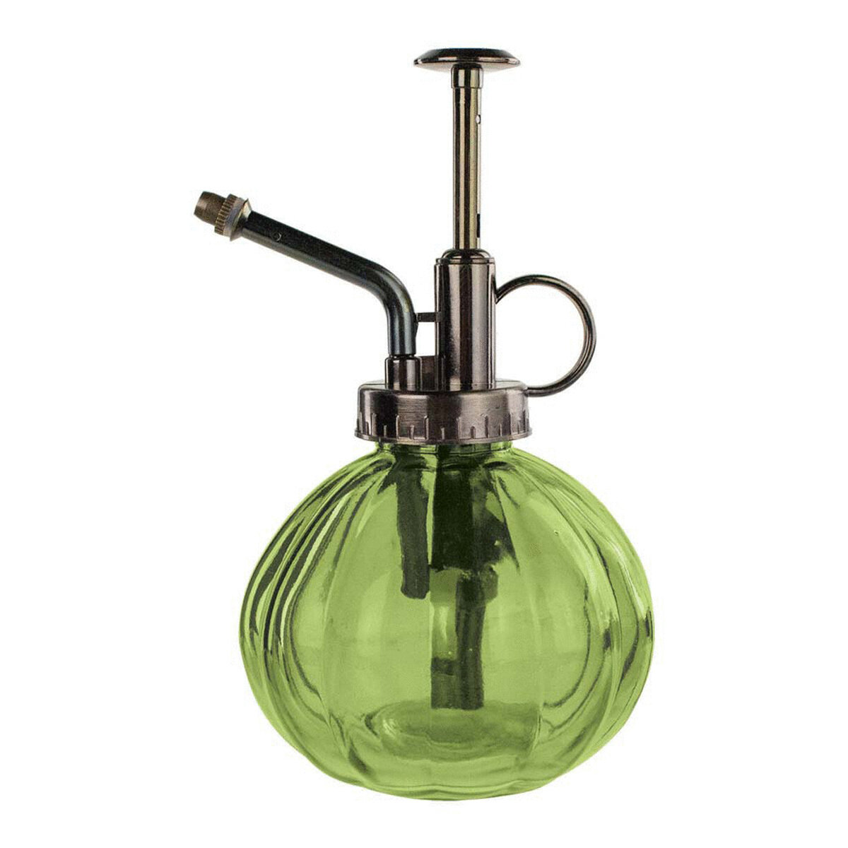 Glass Plant Mister; Vintage Green