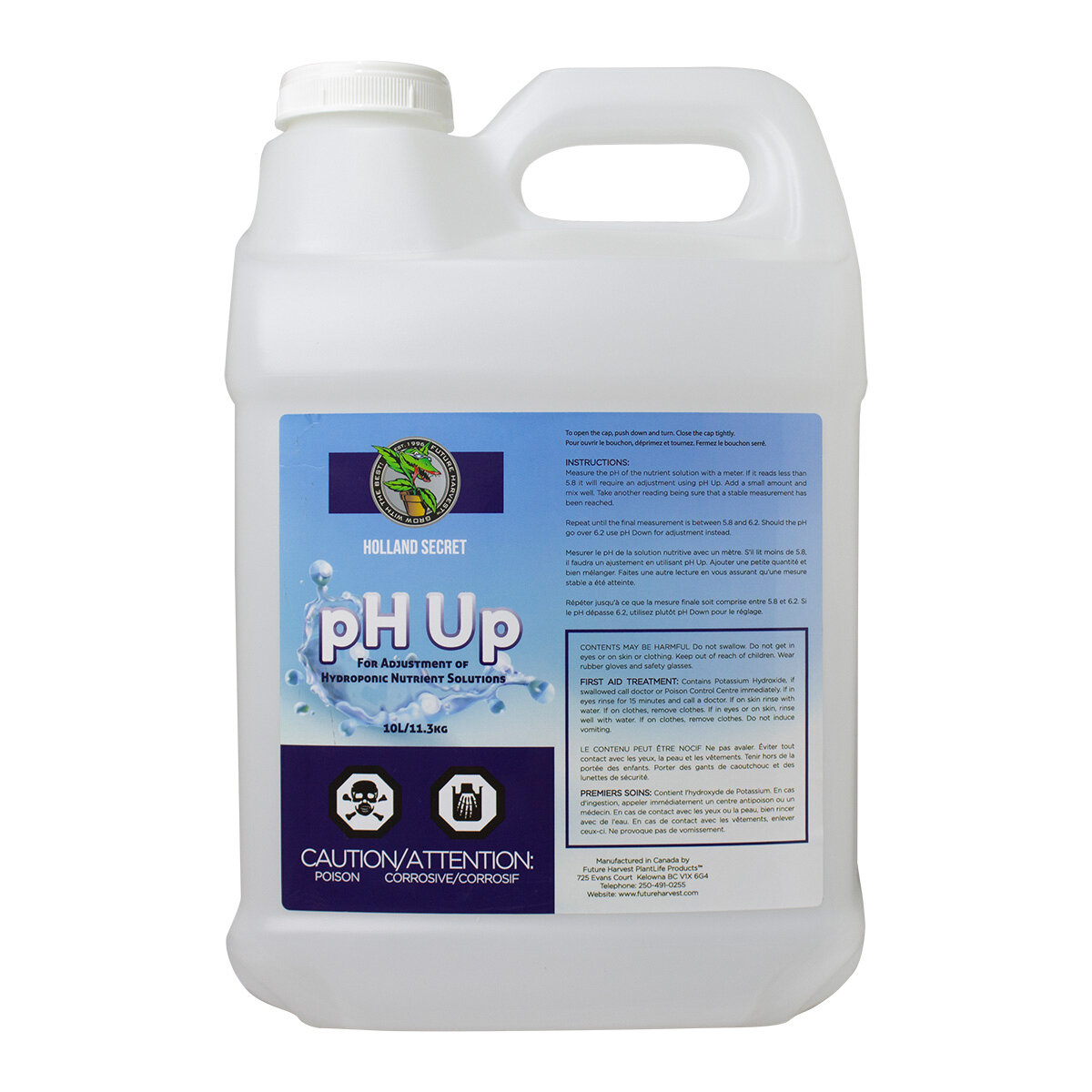 Ph Up 10 Liter / 2.5 Gallon