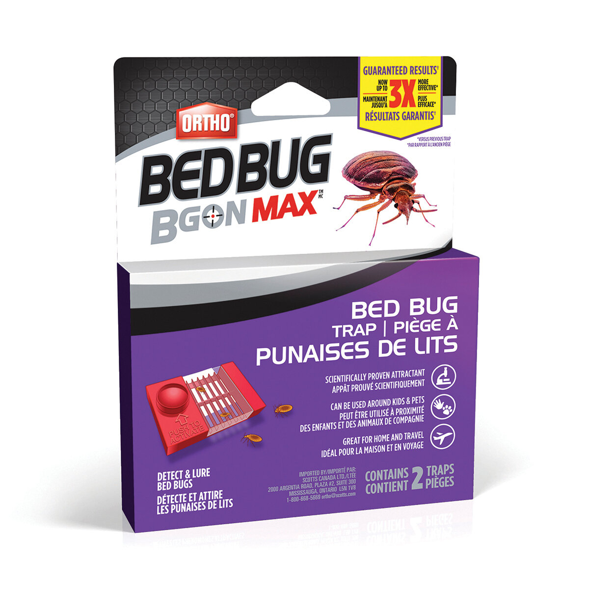 Bed Bug B Gon Max Bed Bug Trap (2 Pk)