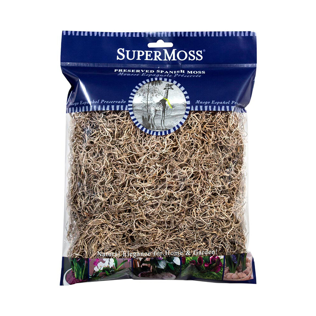 Spanish Moss Preserved Natural 4oz Bag