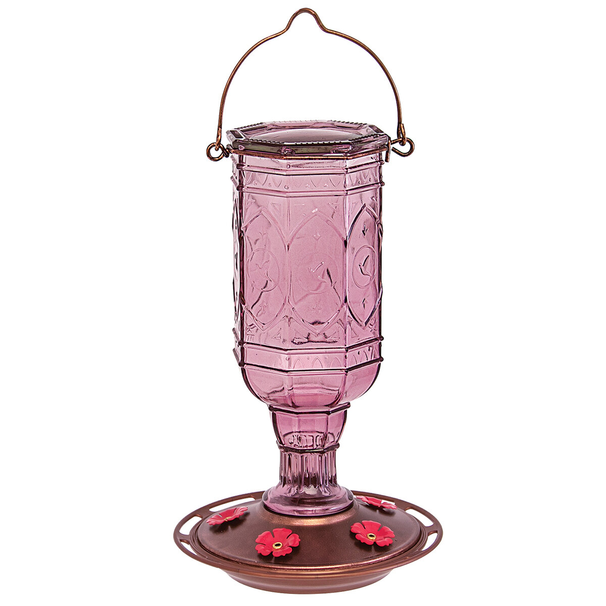 Classic Amethyst Jewel Hummingbird Feeder