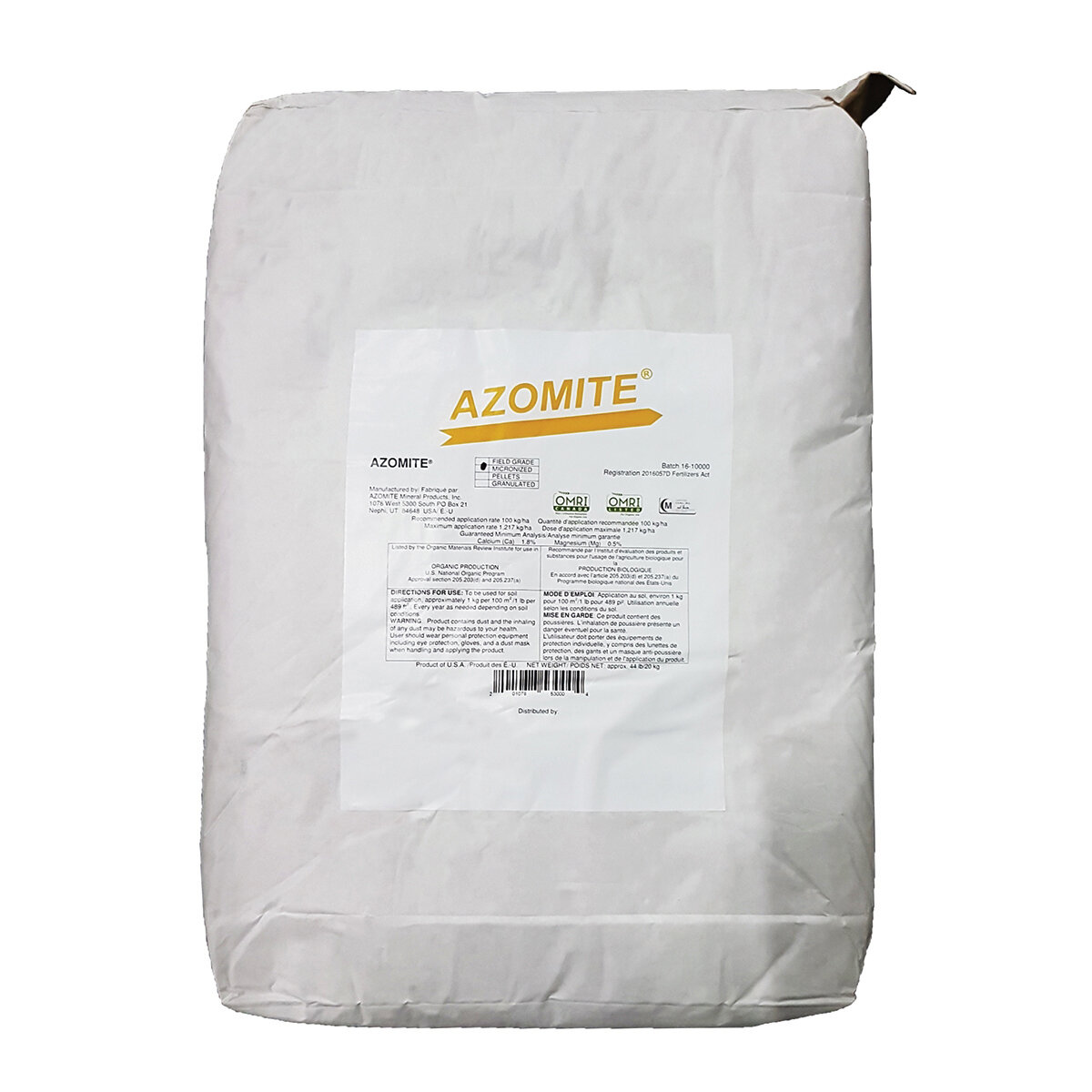Azomite Micronized 44 lb