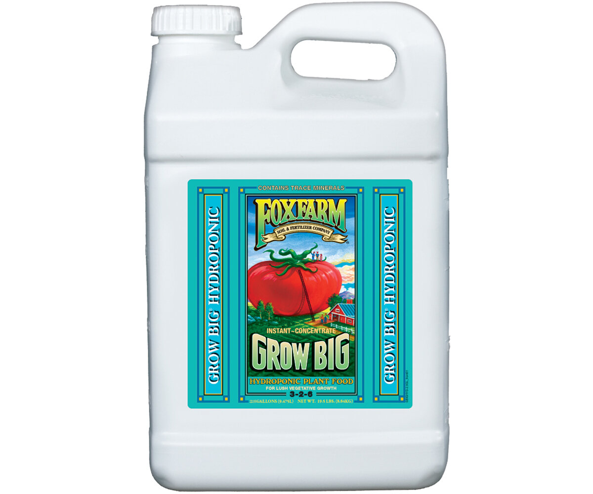 Grow Big Hydroponic Liq Conc 2.5 gal