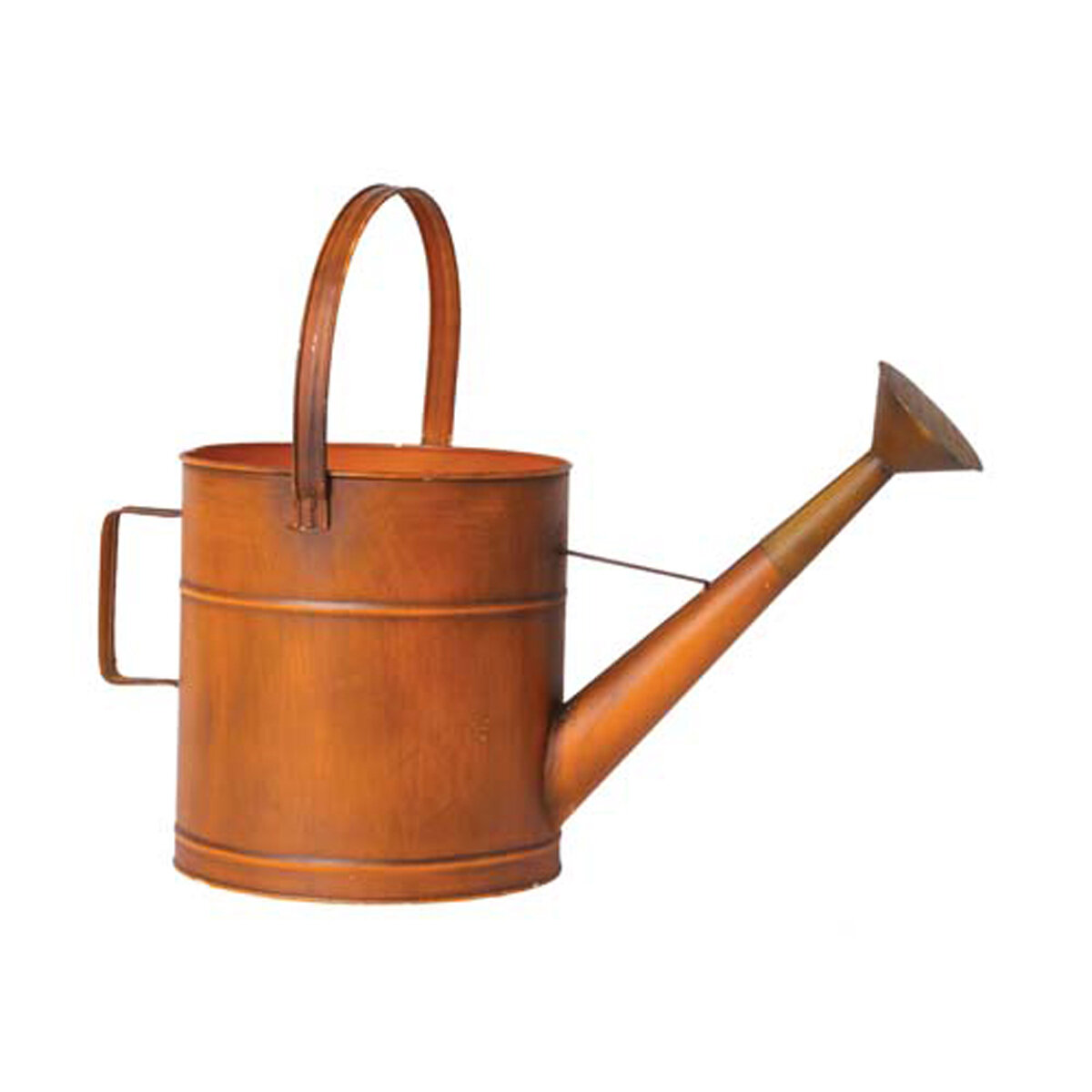 Antique Orange Water Can