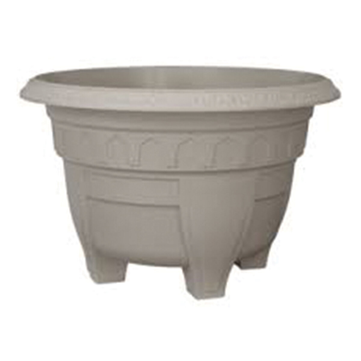 AZURA 15-1/4" Round Patio Planter Granite