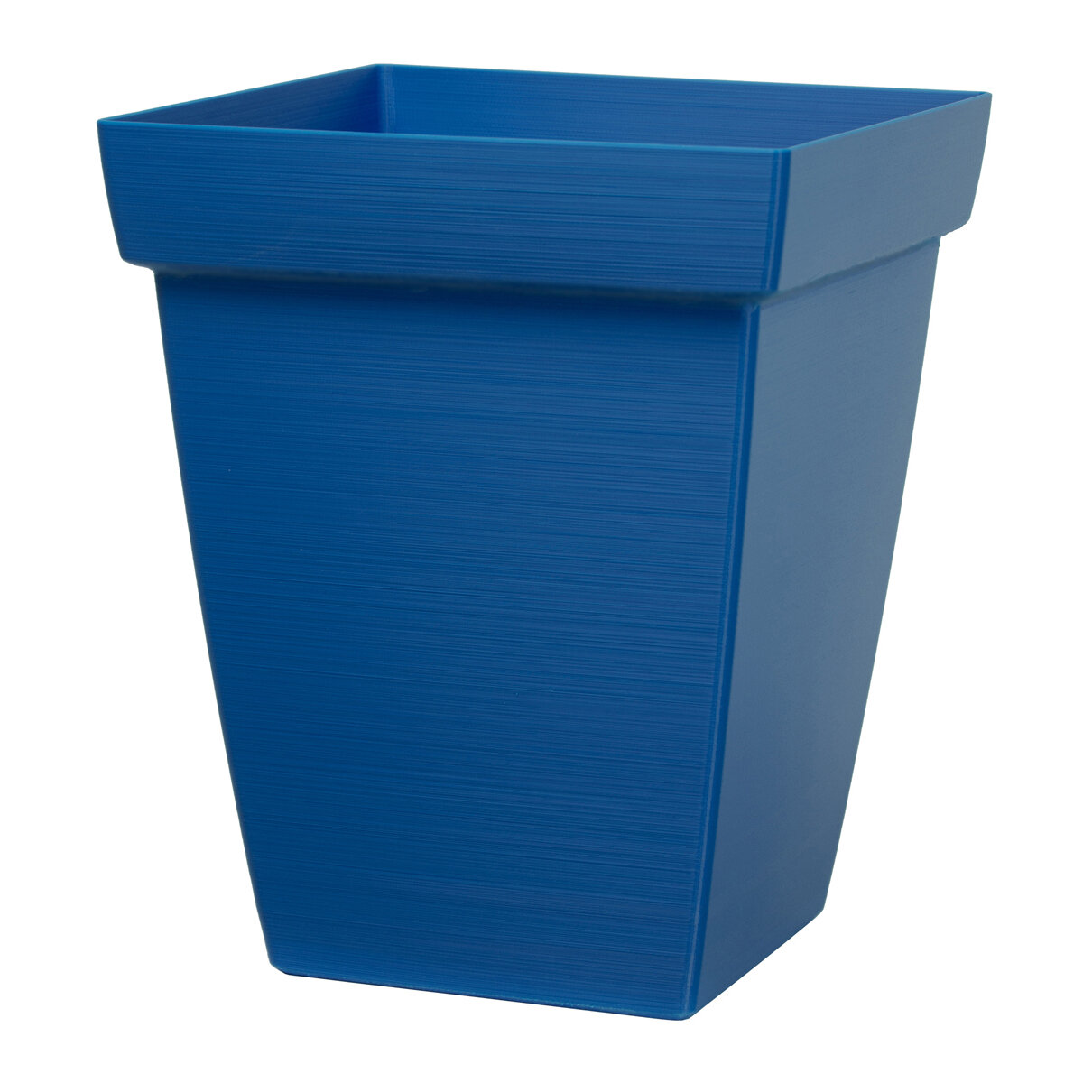 BAMBOO 5" Square Self-Watering Planter Blue