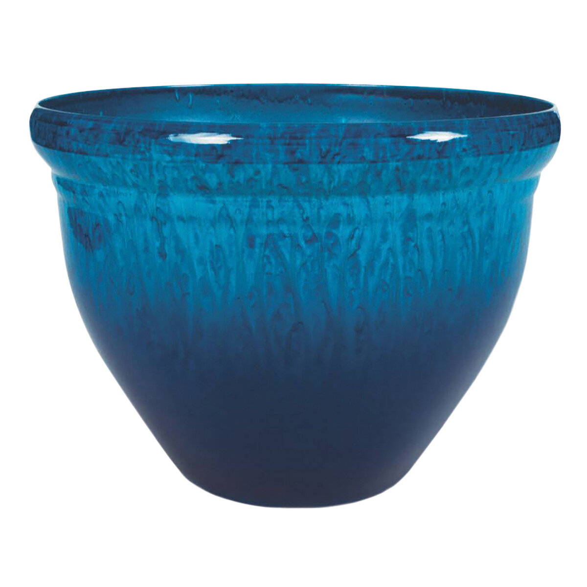 20" Pizzazz  Planter Admiral Blue Drip
