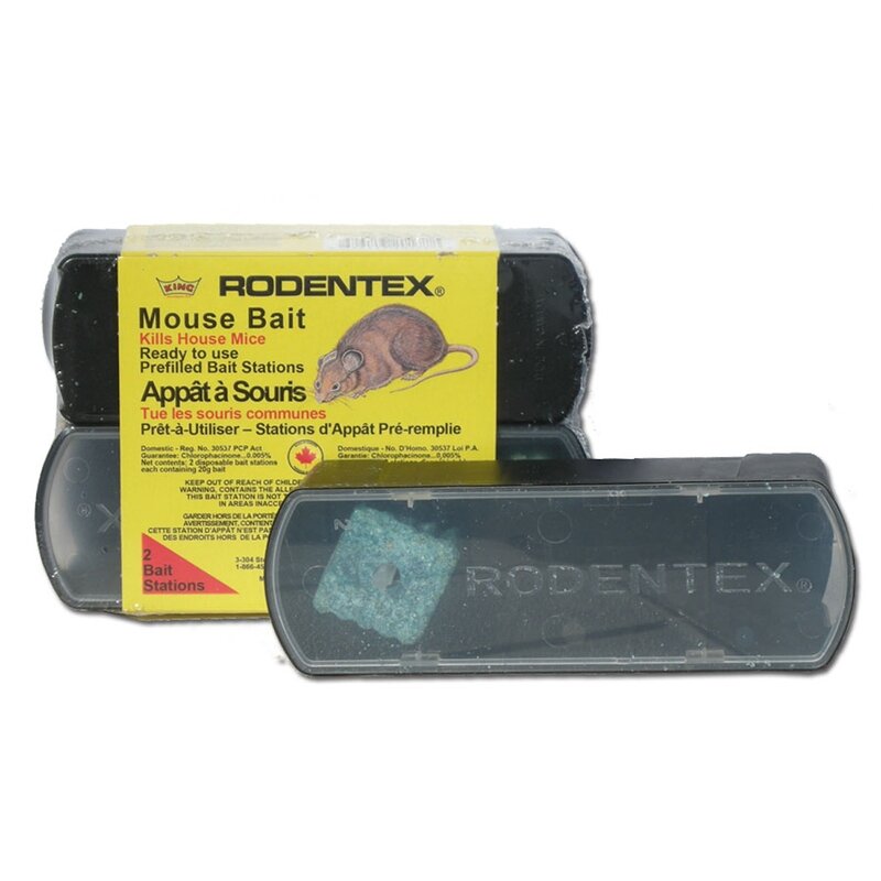 King Rodentex Mouse Bait 2-Station Pack King Rodentex Mouse Bait 2-Station Pack