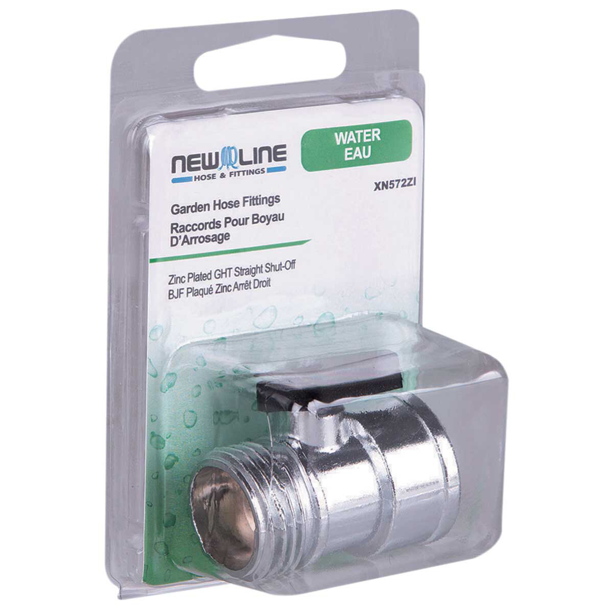 Express Pack Zinc Plated Ght Straight Shut-Off
