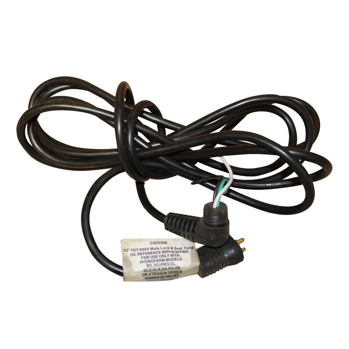 Lumatek HF 15' Bare OutputCord