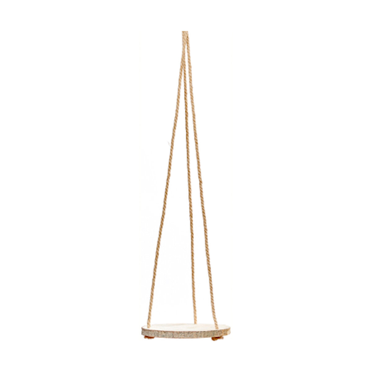 10 Inch Hanging Hardwood - Jute