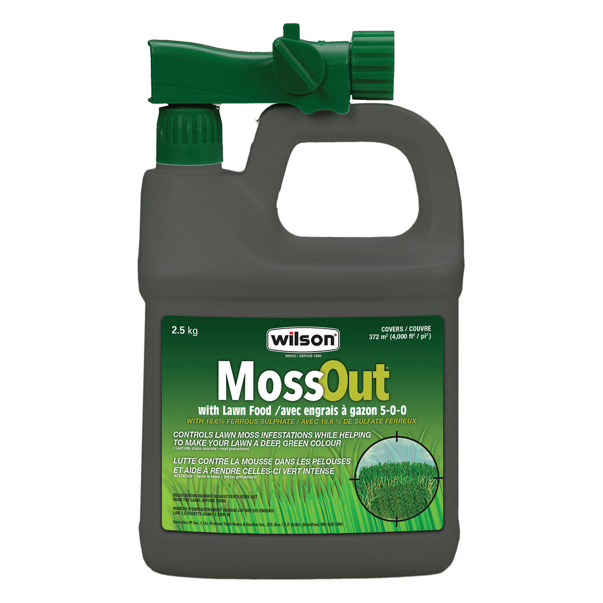 Wilson MossOut with Lawn Food 5-0-0 2.5 KG