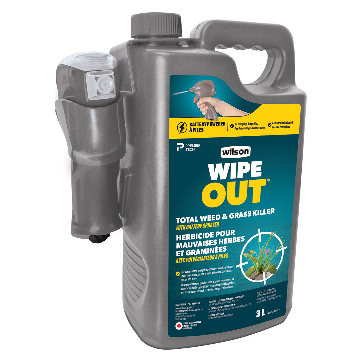 Wilson Wipe Out Ultra RTU Battery 3L