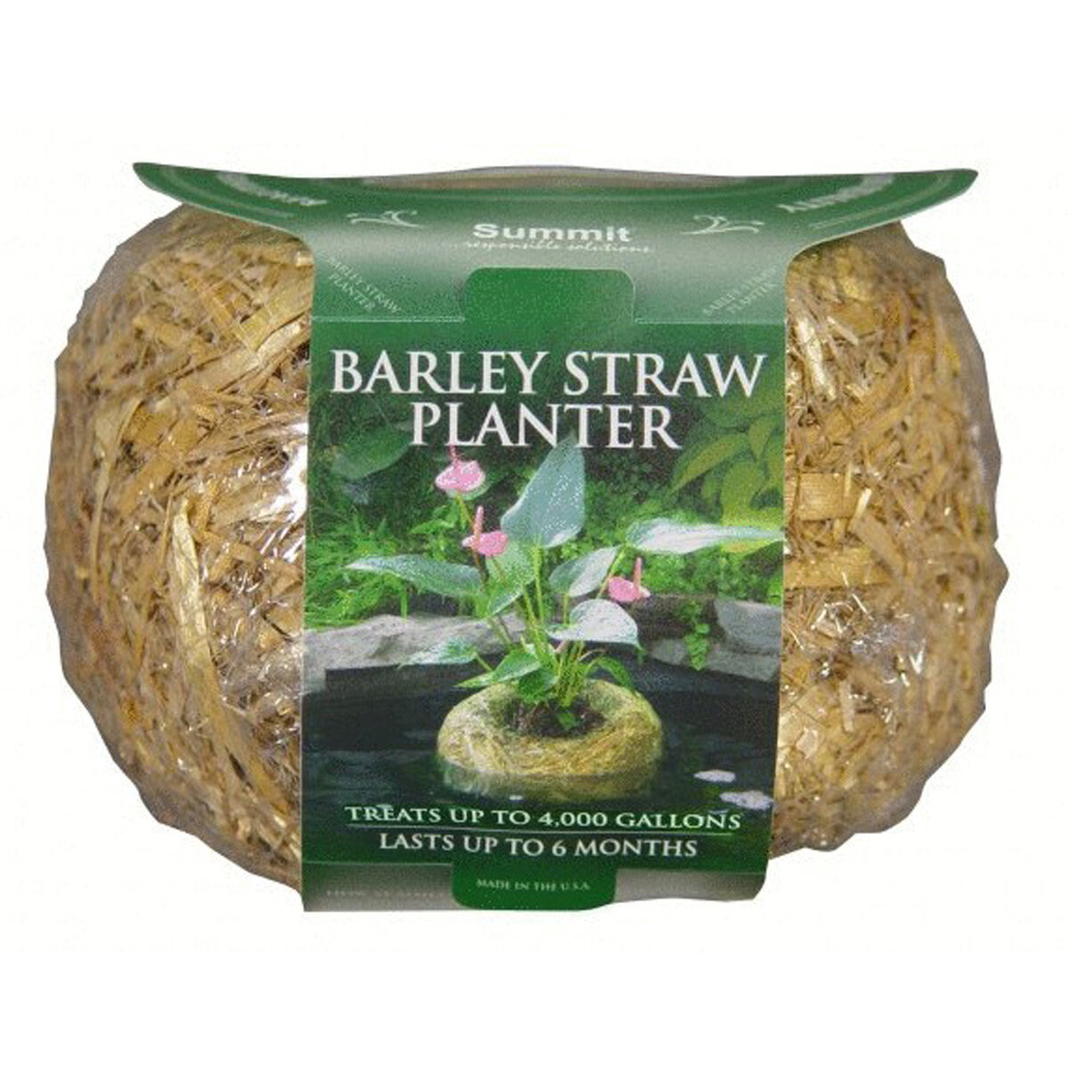 Barley Straw Planter 3Oz Treats 500Gal/6 Months