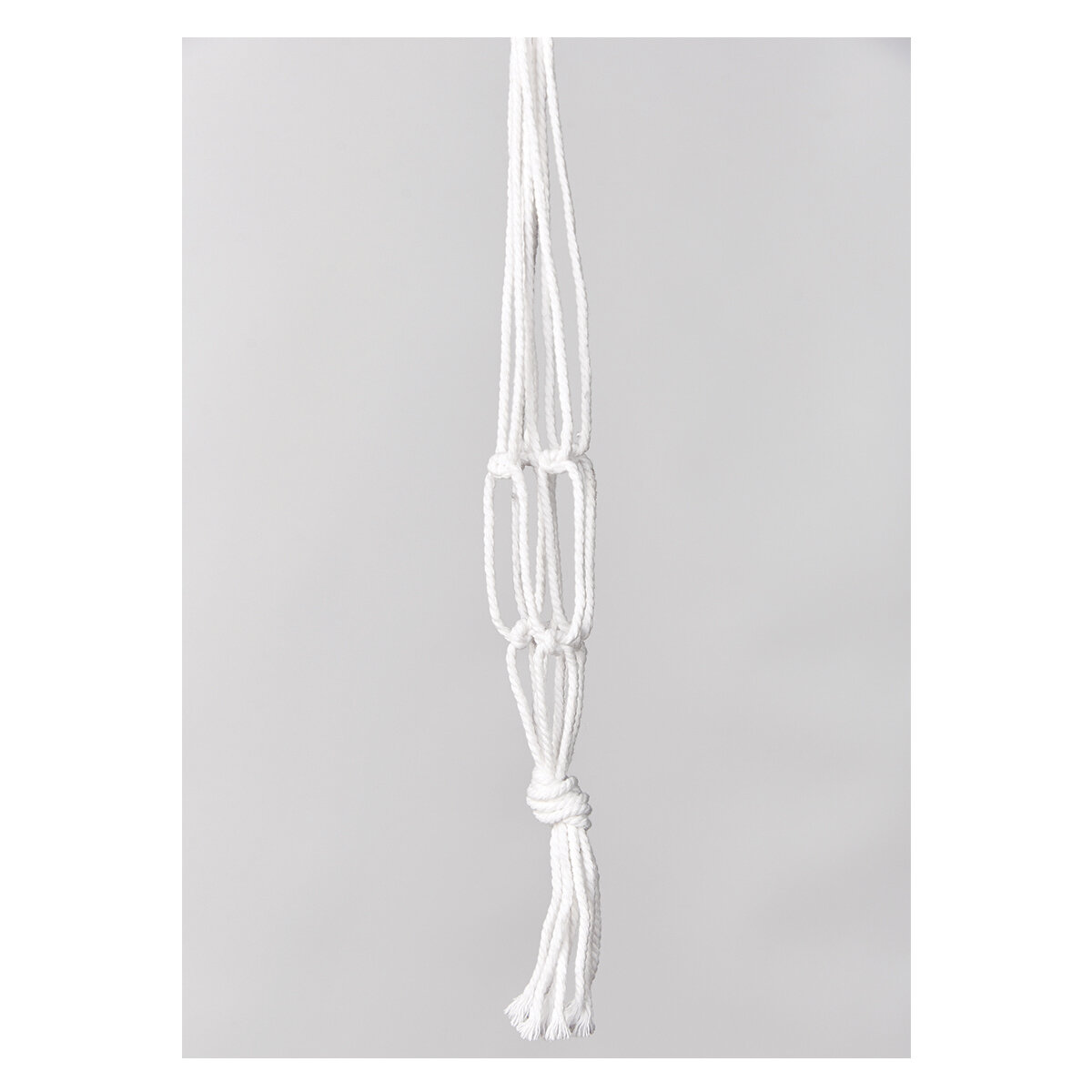 18" Cotton Mini Hanger - White