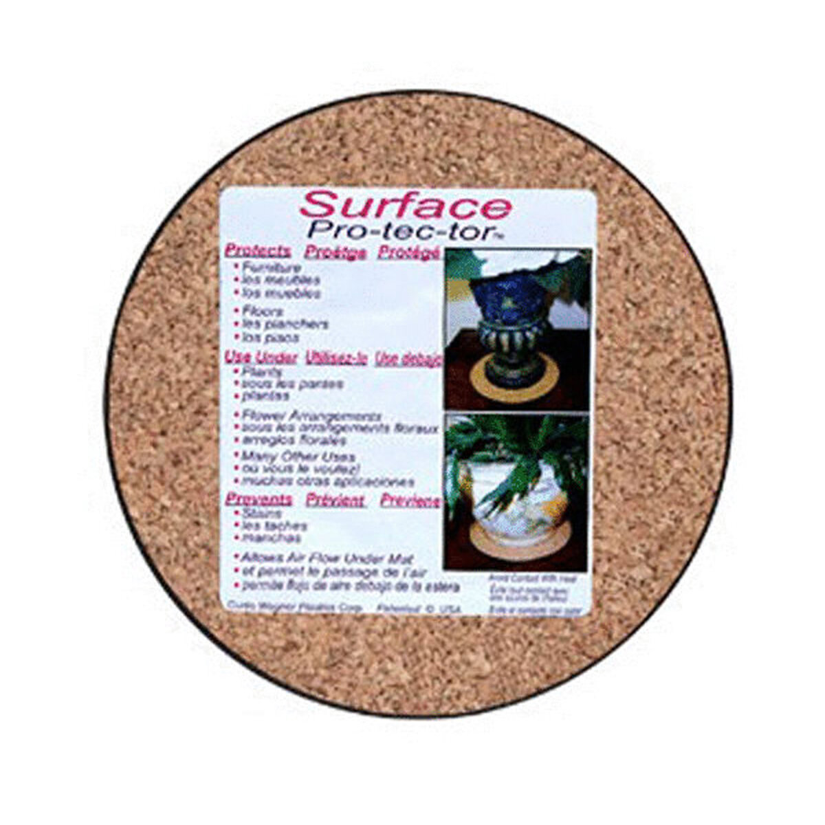 6" Asst Cork / Surface Protector w PDQ