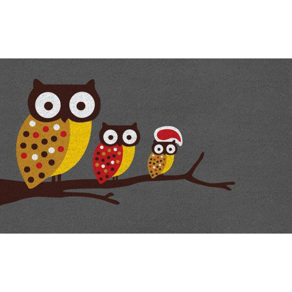 Coir Mat 18X30 Owls