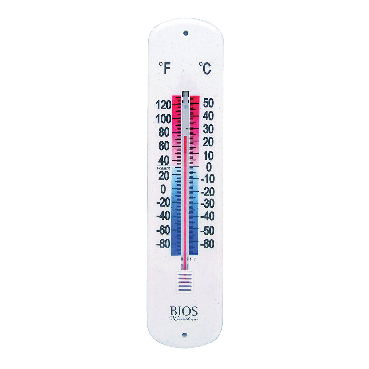 Wall Thermometer Plastic 7.5"