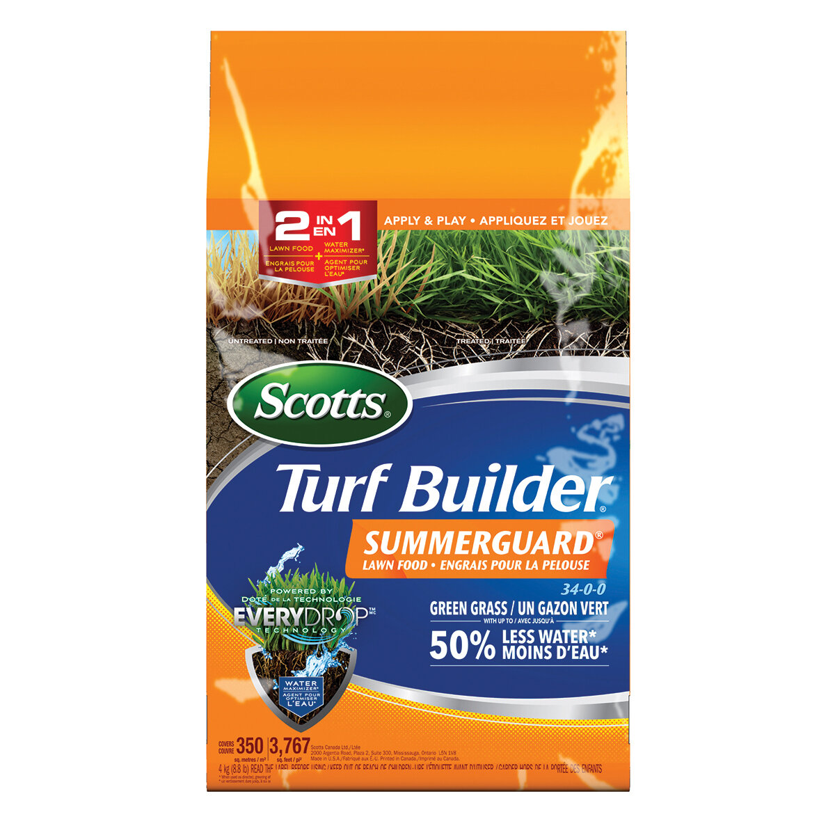 Turf Builder Summerguard Lawn 34-0-0  4kg