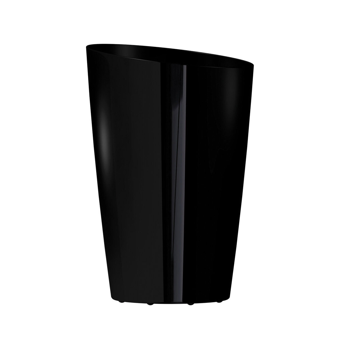 MIRAGE 13" Self-Watering Tall Planter  Black
