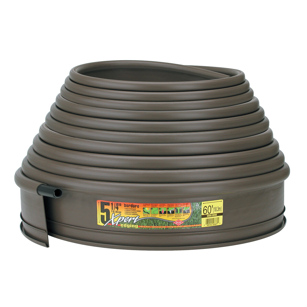 EXPERT 5¼" x 60' Designer Lawn Edging  Cap