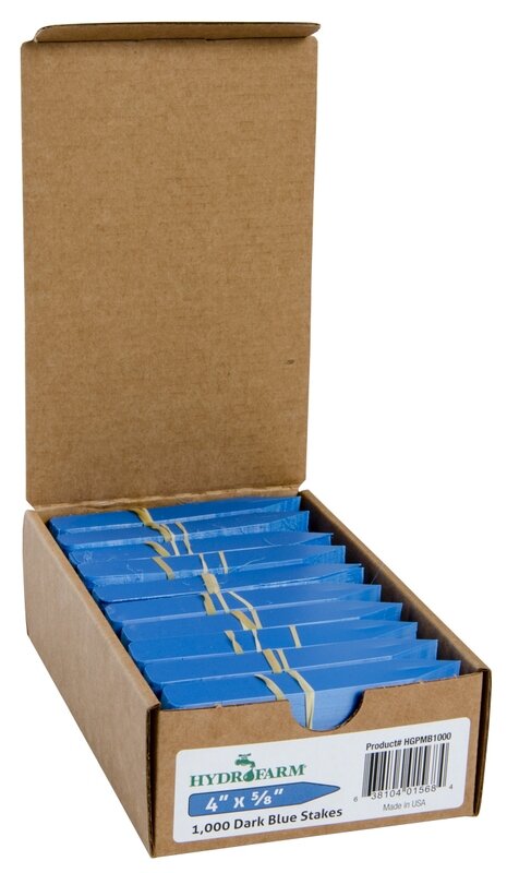 Plant Stake Labels Blue 4 Plant Stake Labels Blue 4"x5/8" 1000/CS
