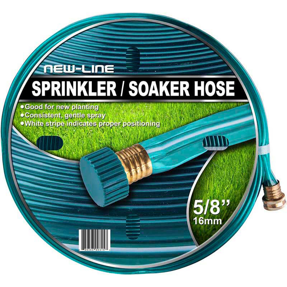 Green Soaker Spray Hose 50'