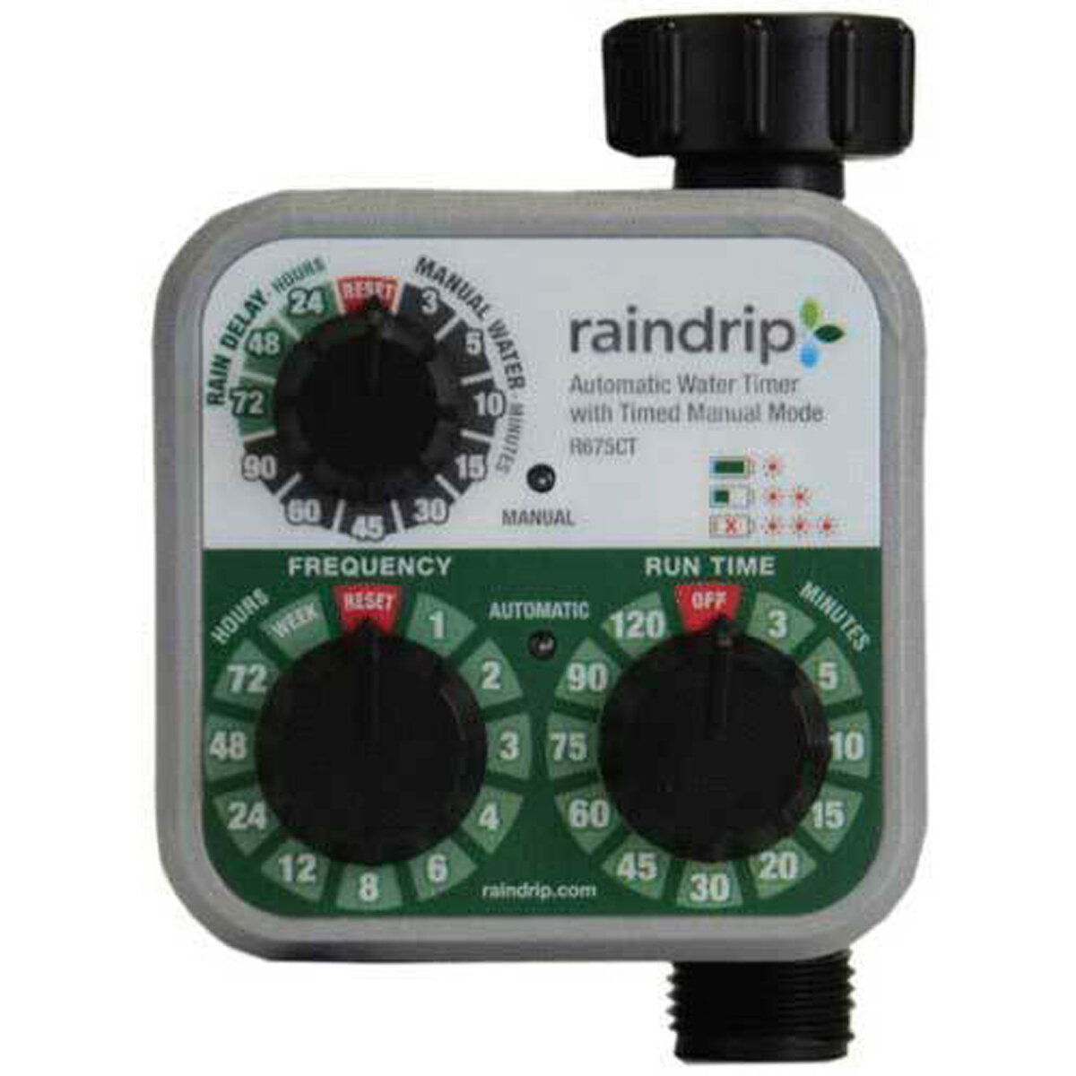Analog 3 Dial Water Timer
