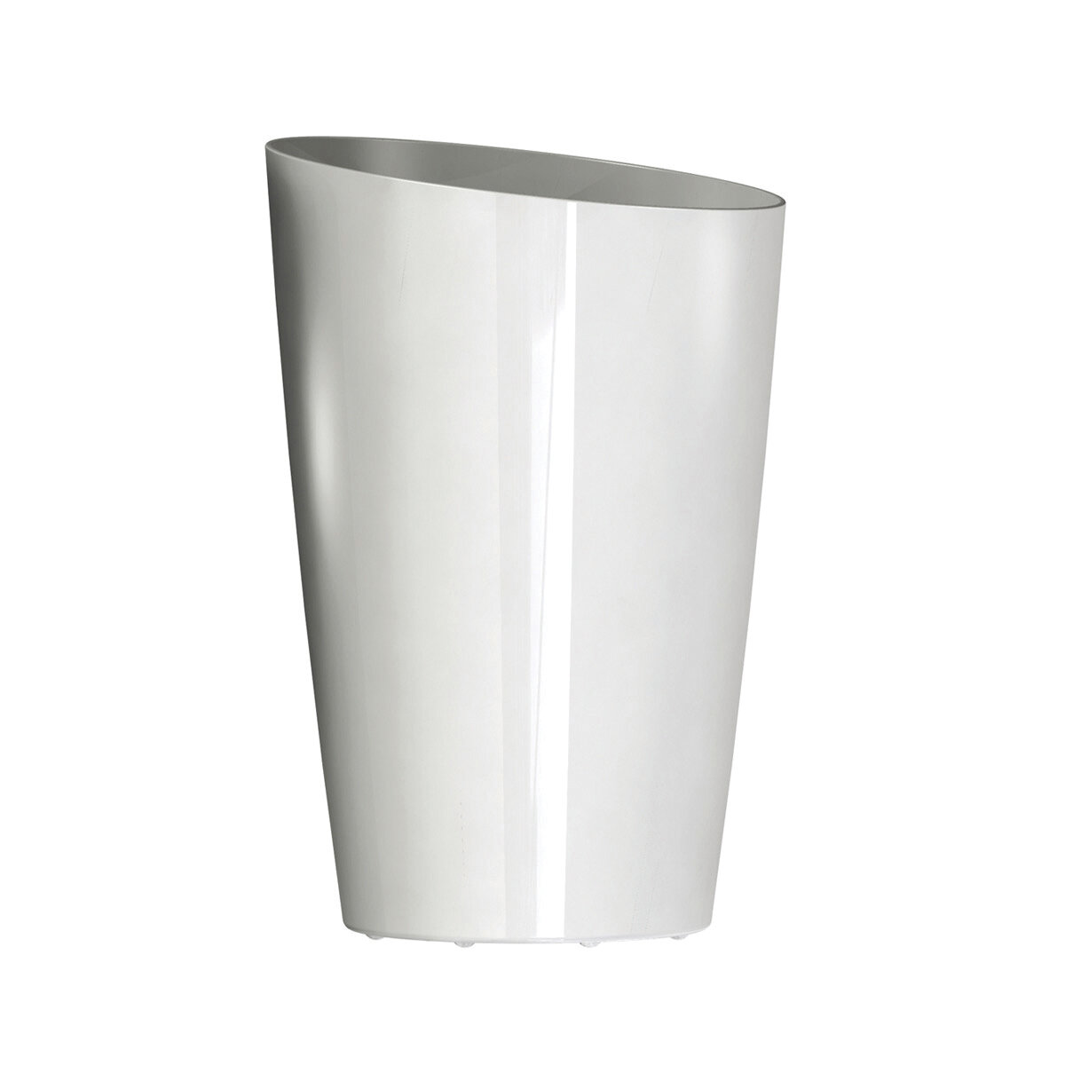 MIRAGE 13" Self-Watering Tall Planter  White
