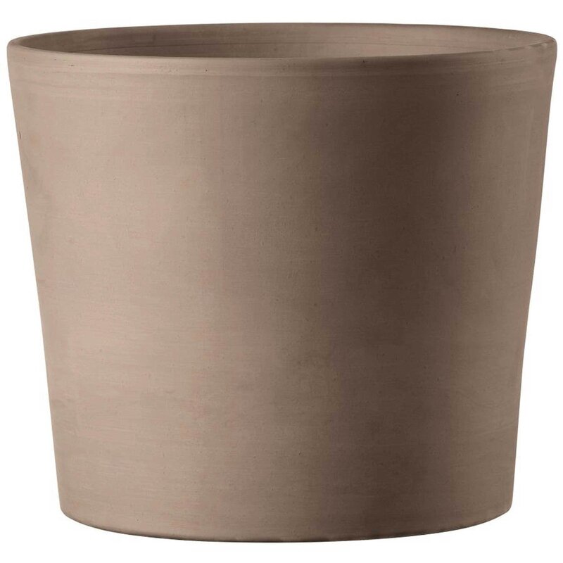 Vaso Cilindrico Clay Pot 30cm Grafite (112/Plt) Vaso Cilindrico Clay Pot 30cm Grafite (112/Plt)