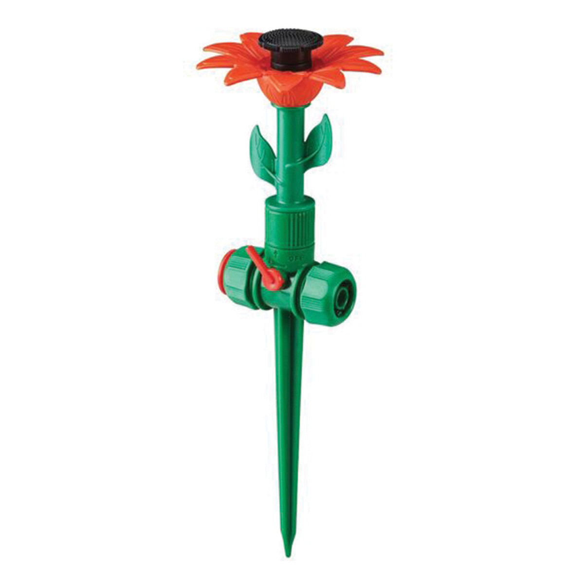 Rotating Flower Spike Sprinkler - Red