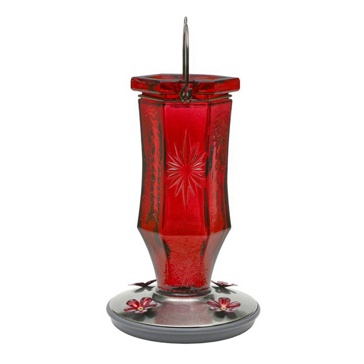 Ruby Starburst Hummingbird Feeder 16 oz