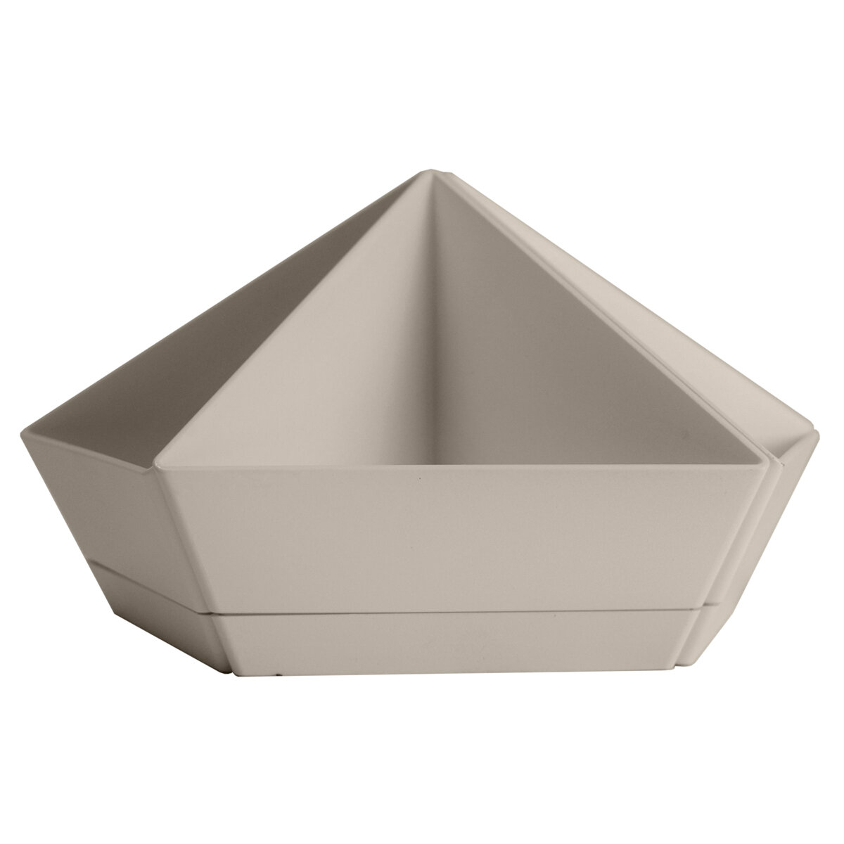 8" Kaleidoscope Planter in Vanilla Bisque
