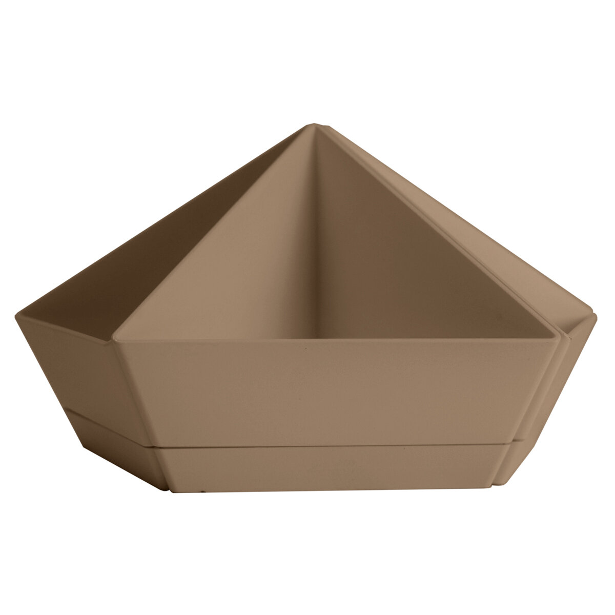 8" Kaleidoscope Planter in Artisan Taupe