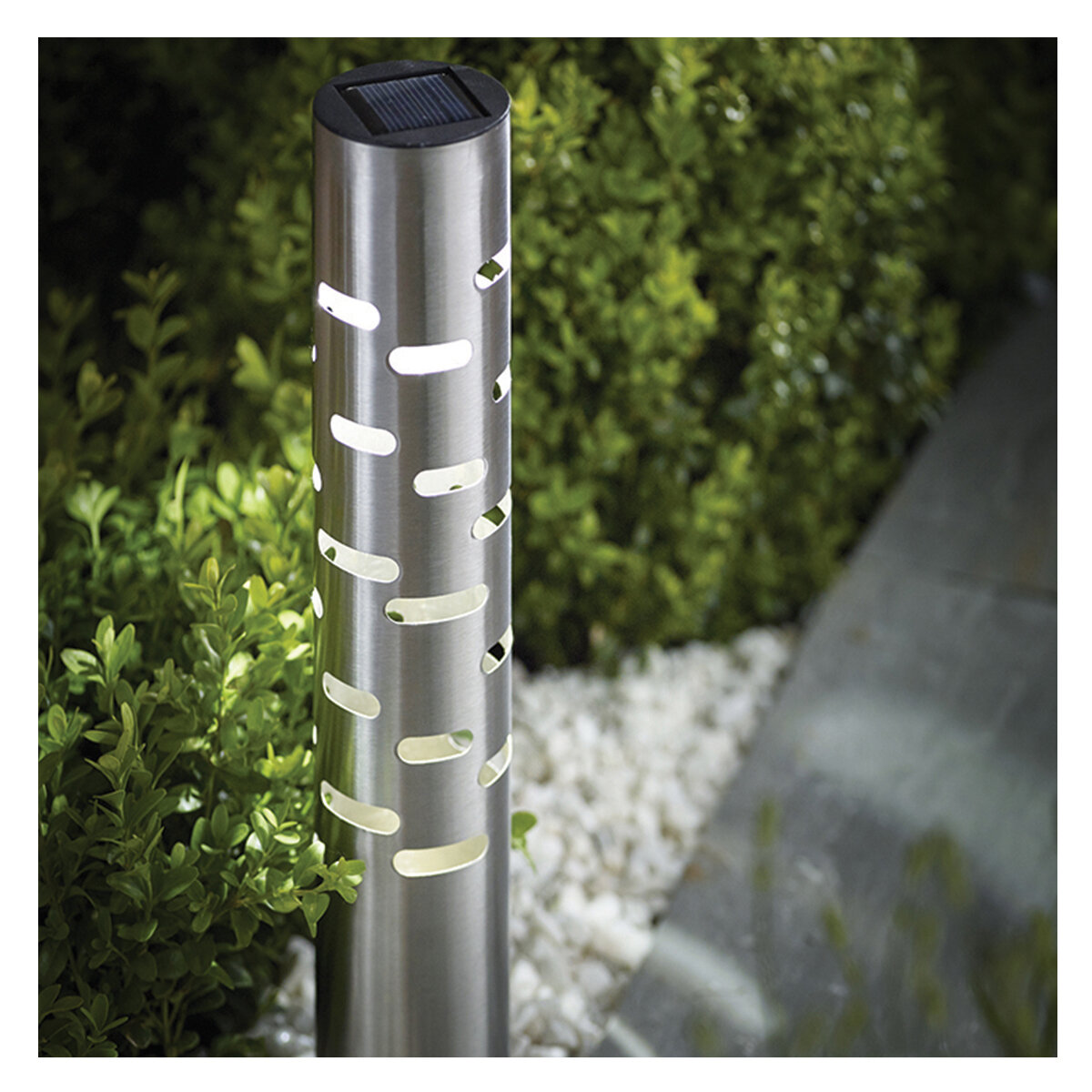 COL Solar Cut Out Bollard Light