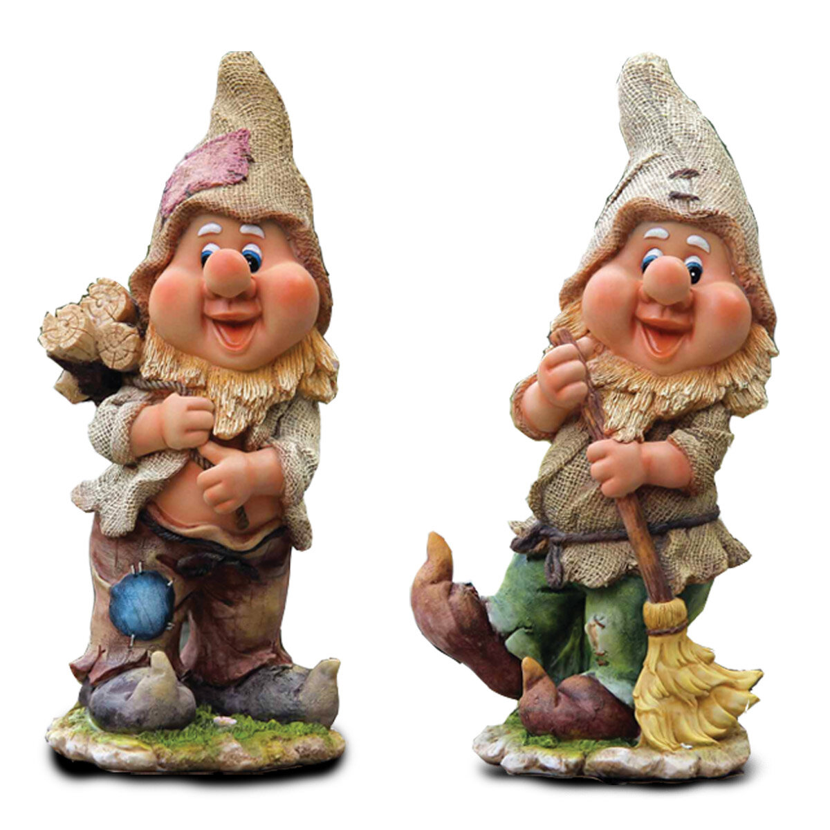 Gnomes Working 21x19x47cm