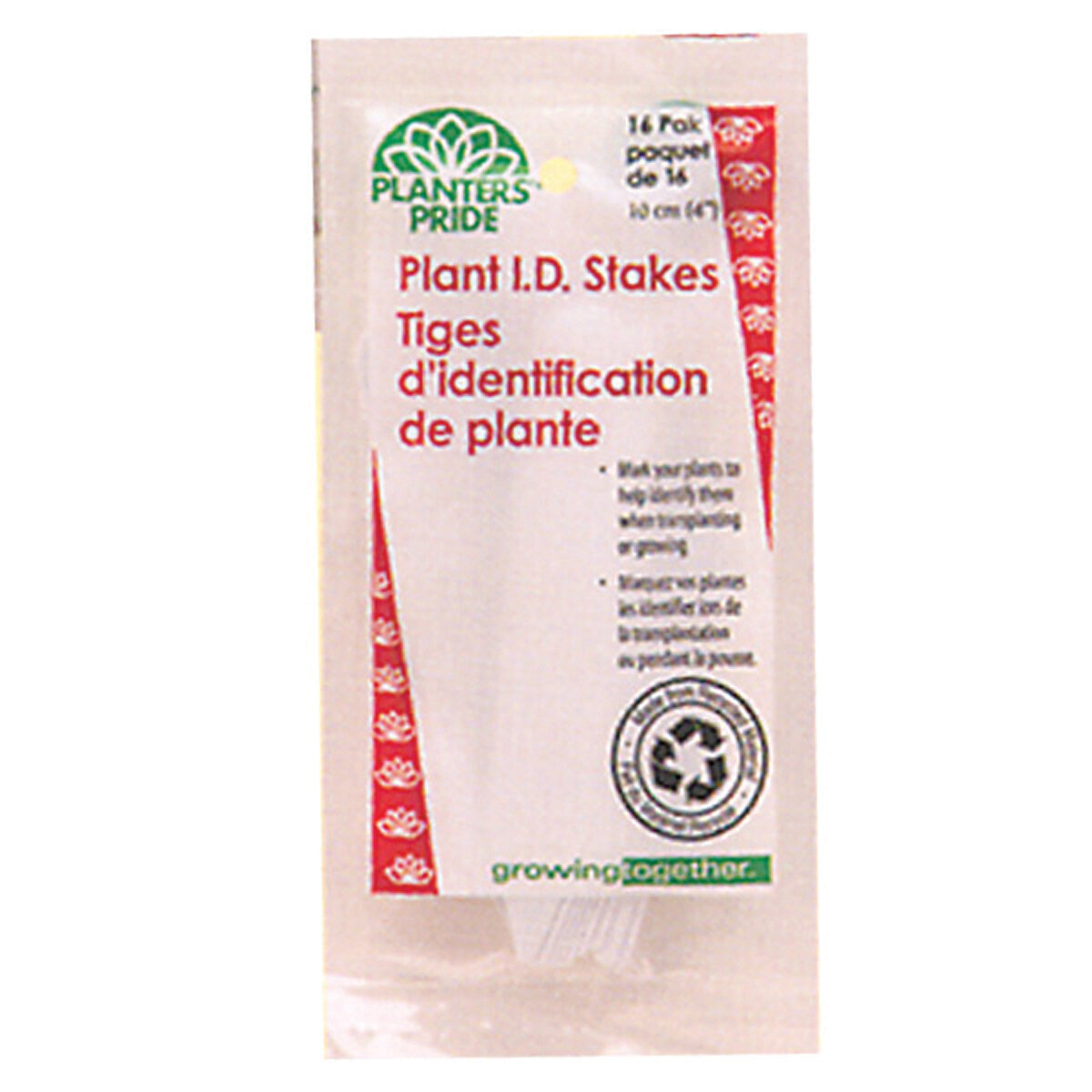 4" Plastic I.D. Stakes
