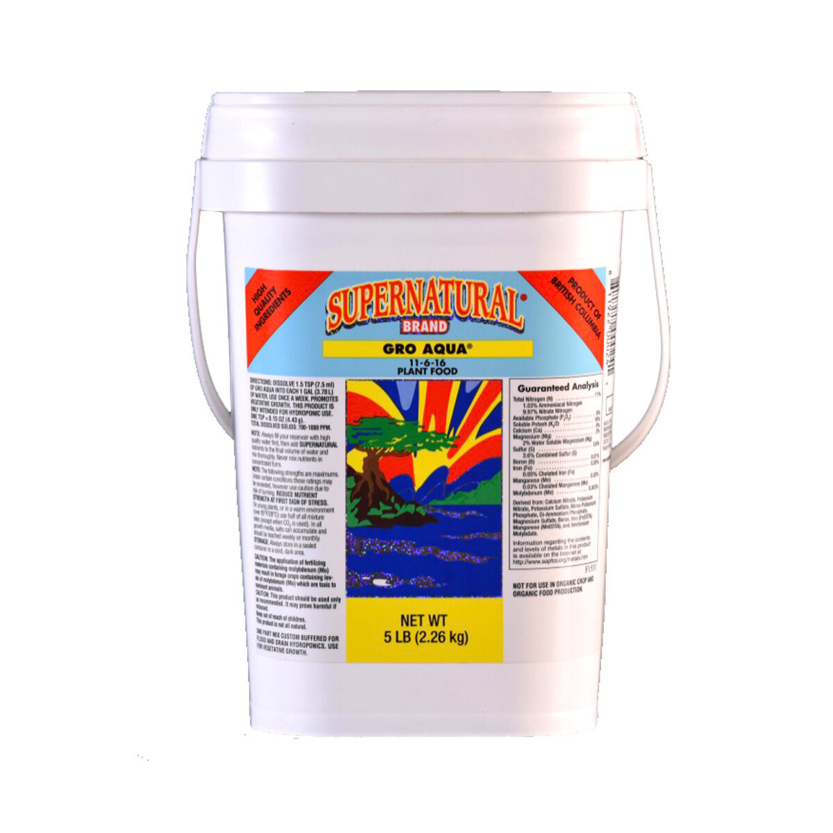 Super Natural Gro Aqua 2.26 kg