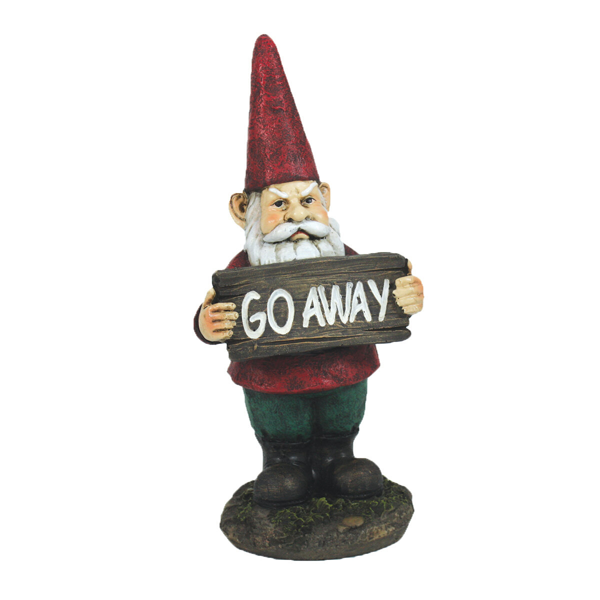 Go Away Gnome 16.5x12.5x37.5cm